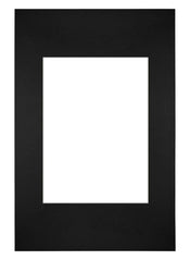 Passe Partout 20x30cm Carton Noir Bord Droit De Face | Yourdecoration.fr