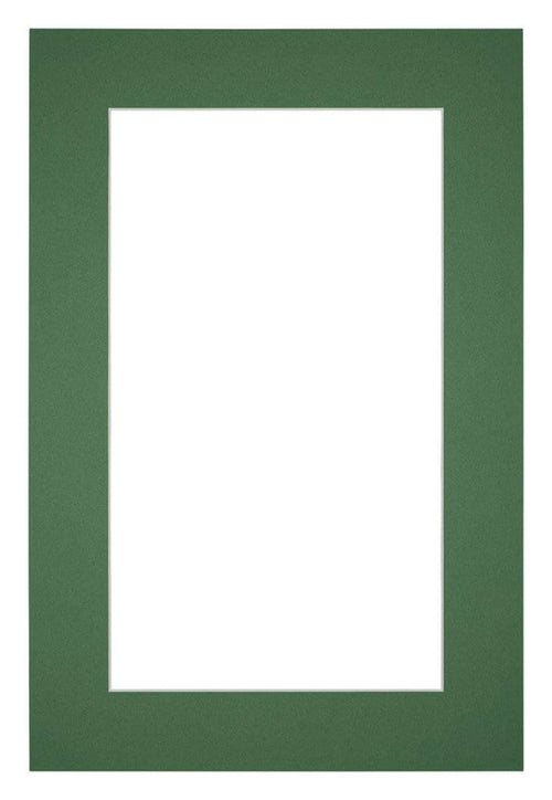 Passe Partout 20x30cm Carton Vert Foret Bord 5cm Droit De Face | Yourdecoration.fr