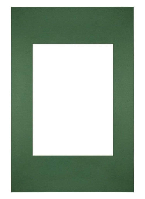 Passe Partout 20x30cm Carton Vert Foret Bord Droit De Face | Yourdecoration.fr