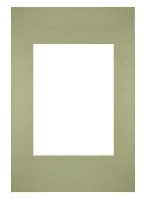 Passe Partout 20x30cm Carton Vert Menthe Bord Droit De Face | Yourdecoration.fr