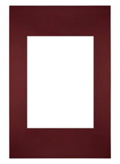 Passe Partout 20x30cm Carton Vin Rouge Bord Droit De Face | Yourdecoration.fr
