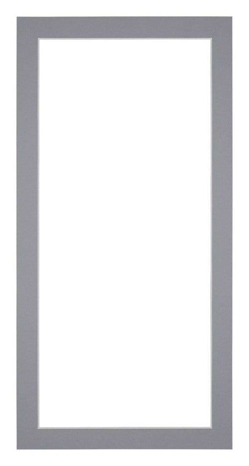 Passe Partout 20x40cm Carton Gris Bord 3cm Droit De Face | Yourdecoration.fr