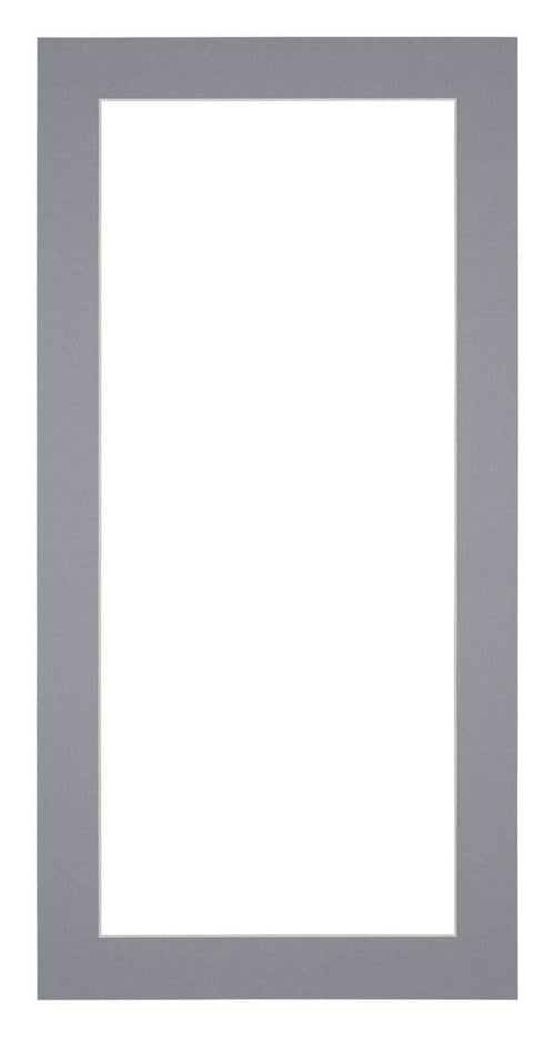 Passe Partout 20x40cm Carton Gris Bord 4cm Droit De Face | Yourdecoration.fr