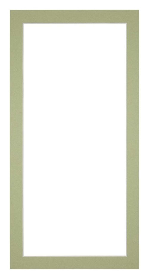 Passe Partout 20x40cm Carton Vert Menthe Bord 3cm Droit De Face | Yourdecoration.fr