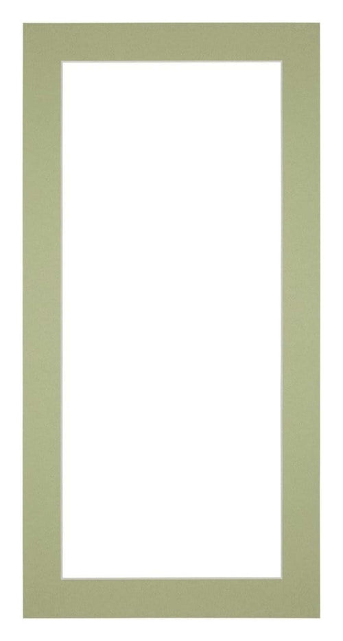 Passe Partout 20x40cm Carton Vert Menthe Bord 4cm Droit De Face | Yourdecoration.fr