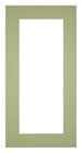 Passe Partout 20x40cm Carton Vert Menthe Bord 6cm Droit De Face | Yourdecoration.fr