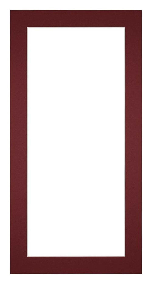 Passe Partout 20x40cm Carton Vin Rouge Bord 4cm Droit De Face | Yourdecoration.fr