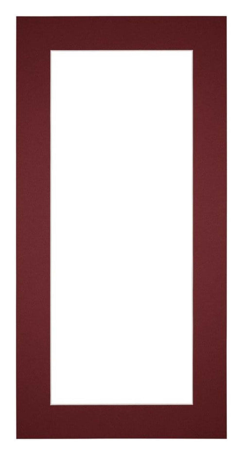 Passe Partout 20x40cm Carton Vin Rouge Bord 5cm Droit De Face | Yourdecoration.fr