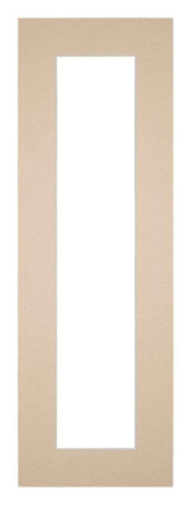 Passe Partout 20x60cm Carton Beige Bord 5cm Droit De Face | Yourdecoration.fr