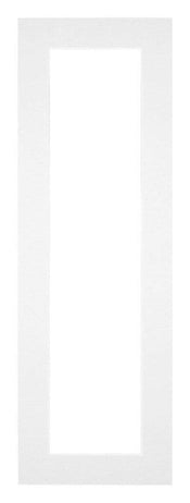 Passe Partout 20x60cm Carton Blanc Bord 4cm Droit De Face | Yourdecoration.fr