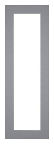 Passe Partout 20x60cm Carton Gris Bord 4cm Droit De Face | Yourdecoration.fr