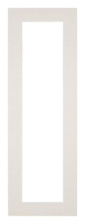 Passe Partout 20x60cm Carton Gris Clair Bord 4cm Droit De Face | Yourdecoration.fr