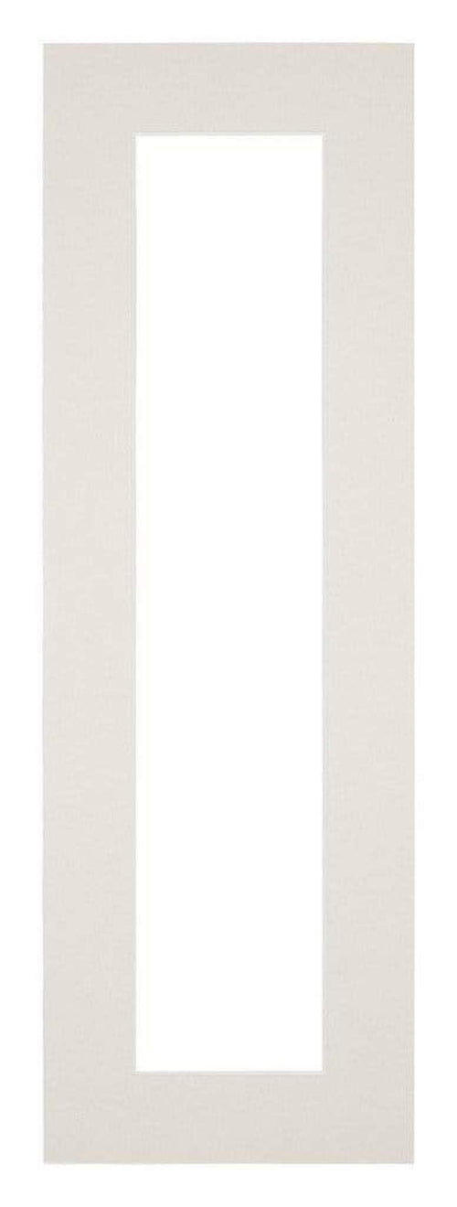 Passe Partout 20x60cm Carton Gris Clair Bord 5cm Droit De Face | Yourdecoration.fr