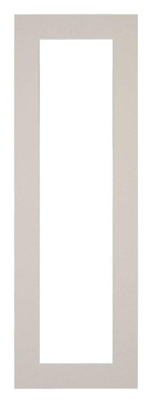 Passe Partout 20x60cm Carton Gris Graniet Bord 4cm Droit De Face | Yourdecoration.fr