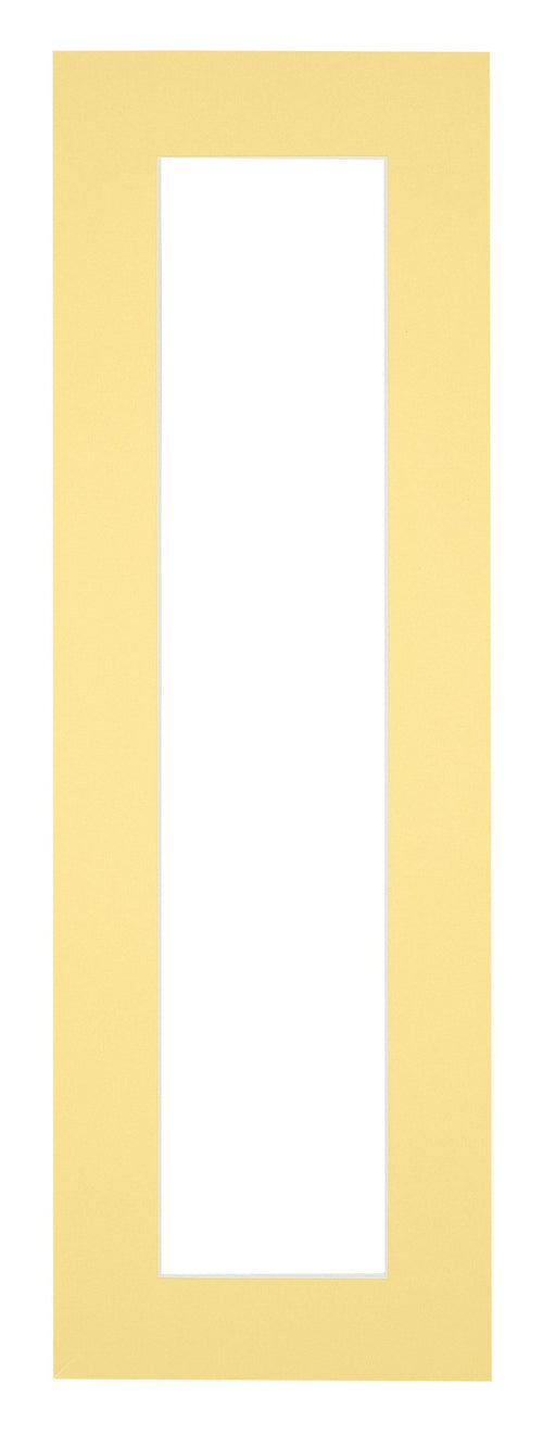 Passe Partout 20x60cm Carton Jaune Bord 5cm Droit De Face | Yourdecoration.fr