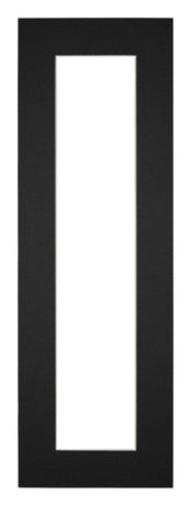 Passe Partout 20x60cm Carton Noir Bord 5cm Droit De Face | Yourdecoration.fr