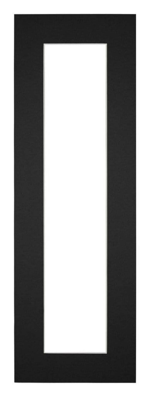 Passe Partout 20x60cm Carton Noir Bord 5cm Droit De Face | Yourdecoration.fr