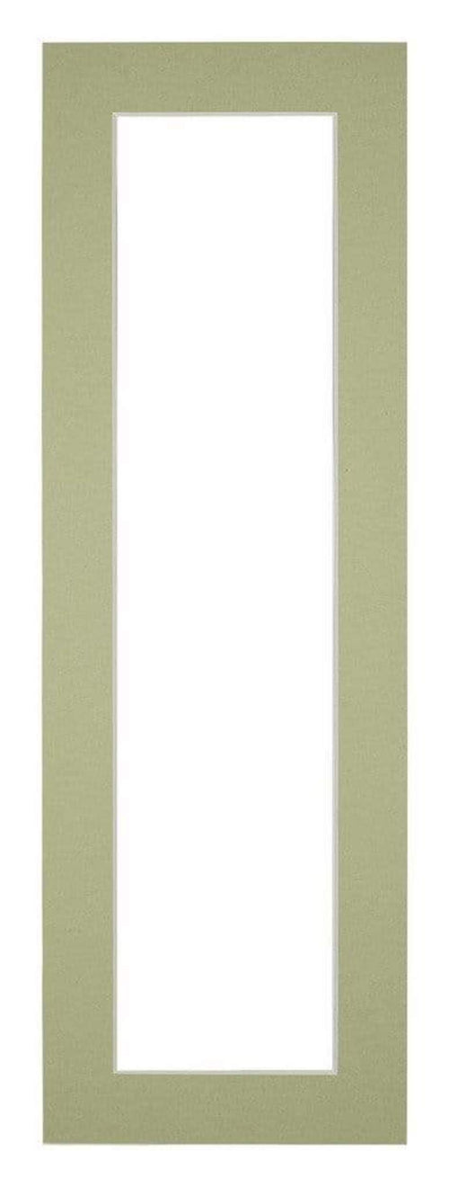 Passe Partout 20x60cm Carton Vert Menthe Bord 4cm Droit De Face | Yourdecoration.fr