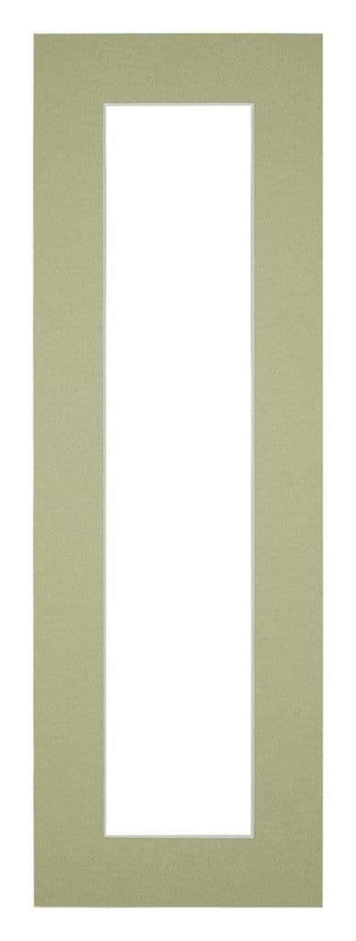 Passe Partout 20x60cm Carton Vert Menthe Bord 5cm Droit De Face | Yourdecoration.fr