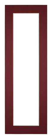 Passe Partout 20x60cm Carton Vin Rouge Bord 4cm Droit De Face | Yourdecoration.fr