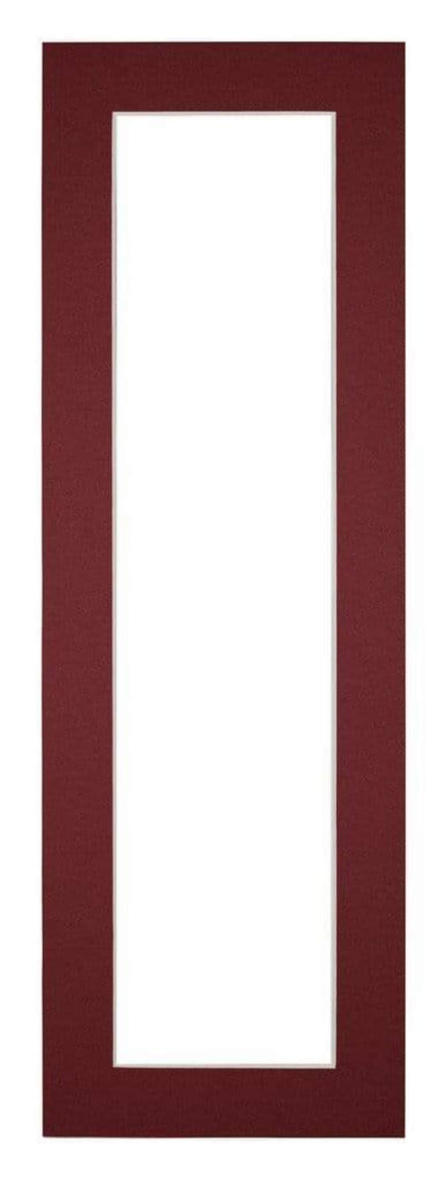 Passe Partout 20x60cm Carton Vin Rouge Bord 4cm Droit De Face | Yourdecoration.fr