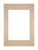 Passe Partout 21x29 7cm A4 A5 Carton Beige Bord Droit De Face | Yourdecoration.fr