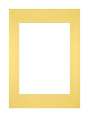 Passe Partout 21x29 7cm A4 A5 Carton Jaune Bord Droit De Face | Yourdecoration.fr