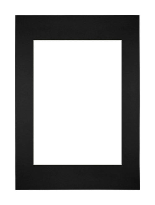 Passe Partout 21x29 7cm A4 A5 Carton Noir Bord Droit De Face | Yourdecoration.fr