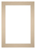 Passe Partout 21x29 7cm A4 Carton Beige Bord 6cm Droit De Face | Yourdecoration.fr