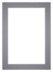 Passe Partout 21x29 7cm A4 Carton Gris Bord 6cm Droit De Face | Yourdecoration.fr