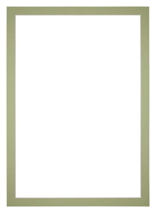 Passe Partout 21x29 7cm A4 Carton Vert Menthe Bord 3cm Droit De Face | Yourdecoration.fr