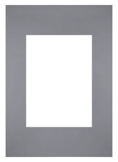 Passe Partout 21x29 7cm Carton Gris Bord Droit De Face | Yourdecoration.fr