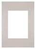 Passe Partout 21x29 7cm Carton Gris Graniet Bord Droit De Face | Yourdecoration.fr