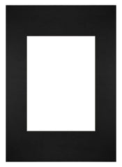 Passe Partout 21x29 7cm Carton Noir Bord Droit De Face | Yourdecoration.fr