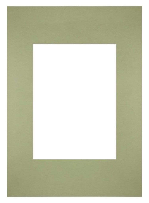 Passe Partout 21x29 7cm Carton Vert Menthe Bord Droit De Face | Yourdecoration.fr