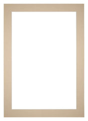 Passe Partout 21x30cm Carton Beige Bord 5cm Droit De Face | Yourdecoration.fr