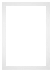 Passe Partout 21x30cm Carton Blanc Bord 4cm Droit De Face | Yourdecoration.fr