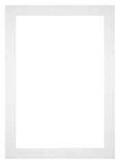 Passe Partout 21x30cm Carton Blanc Bord 5cm Droit De Face | Yourdecoration.fr