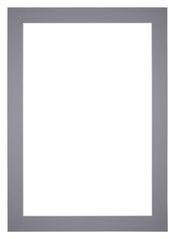 Passe Partout 21x30cm Carton Gris Bord 5cm Droit De Face | Yourdecoration.fr