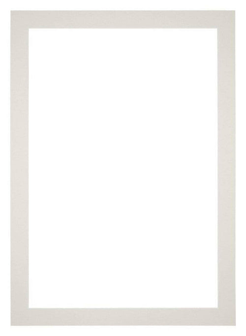 Passe Partout 21x30cm Carton Gris Clair Bord 4cm Droit De Face | Yourdecoration.fr