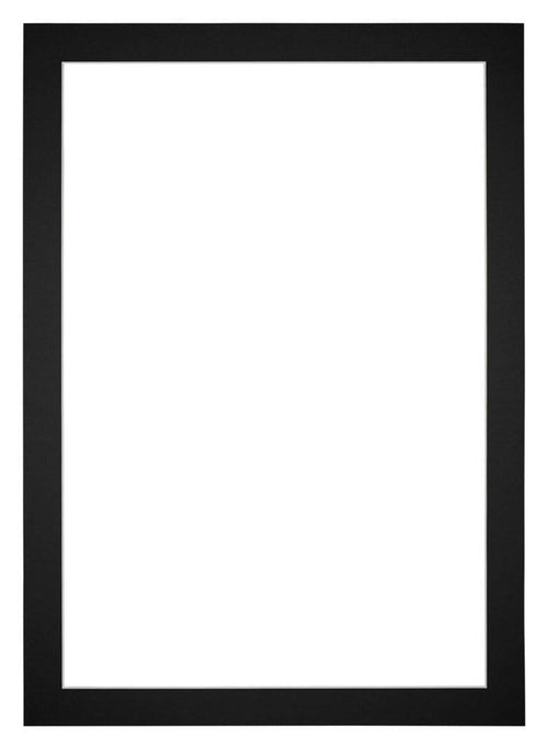 Passe Partout 21x30cm Carton Noir Bord 4cm Droit De Face | Yourdecoration.fr