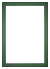 Passe Partout 21x30cm Carton Vert Foret Bord 4cm Droit De Face | Yourdecoration.fr