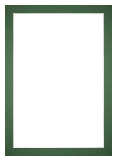 Passe Partout 21x30cm Carton Vert Foret Bord 4cm Droit De Face | Yourdecoration.fr