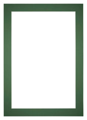 Passe Partout 21x30cm Carton Vert Foret Bord 5cm Droit De Face | Yourdecoration.fr