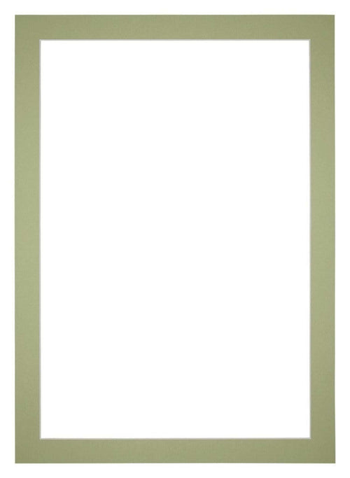 Passe Partout 21x30cm Carton Vert Menthe Bord 4cm Droit De Face | Yourdecoration.fr