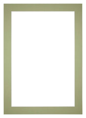 Passe Partout 21x30cm Carton Vert Menthe Bord 5cm Droit De Face | Yourdecoration.fr