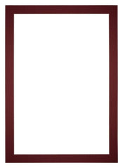 Passe Partout 21x30cm Carton Vin Rouge Bord 4cm Droit De Face | Yourdecoration.fr