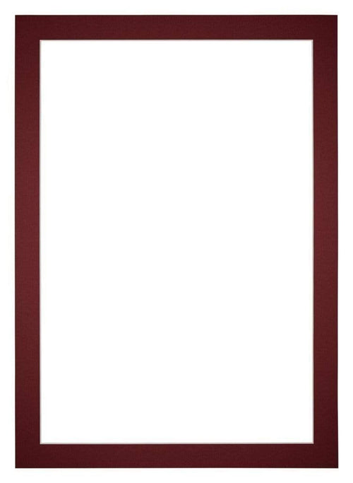 Passe Partout 21x30cm Carton Vin Rouge Bord 4cm Droit De Face | Yourdecoration.fr