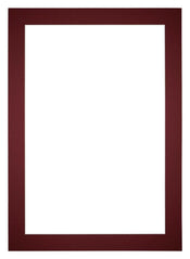 Passe Partout 21x30cm Carton Vin Rouge Bord 5cm Droit De Face | Yourdecoration.fr