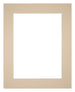 Passe Partout 24x30cm Carton Beige Bord 6cm Droit De Face | Yourdecoration.fr